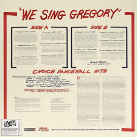 We Sing Gregory