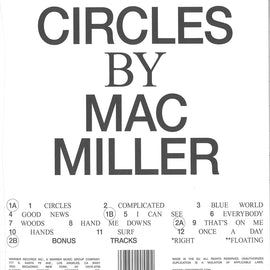 Mac Miller ‎– Circles (Clear)