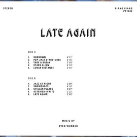 Sven Wunder ‎– Late Again