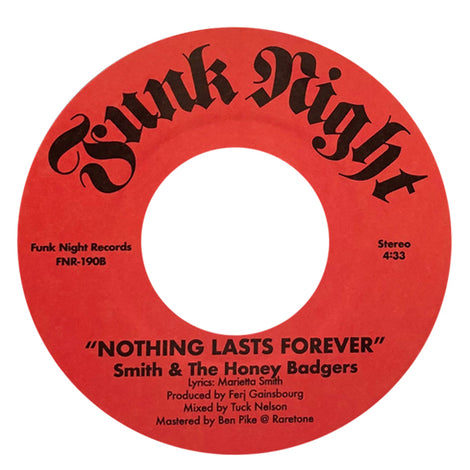 Smith and The Honey Badgers ‎– Shadows / Nothing Lasts Forever