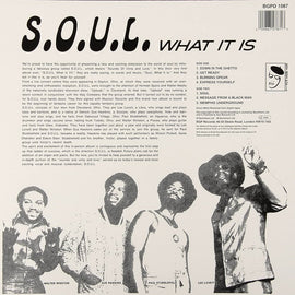 S.O.U.L. ‎– What Is It
