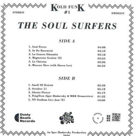 The Soul Surfers – Kold Funk #1 (Black & Blue Splatter)