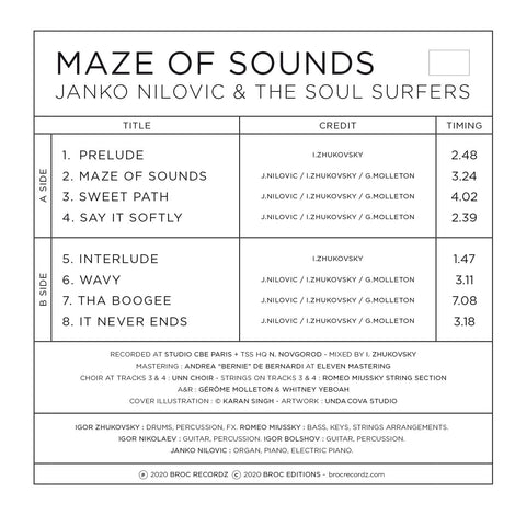 Janko Nilovic And The Soul Surfer - Maze Of Sounds