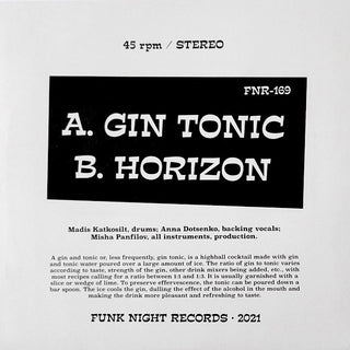 Misha Panfilov Sound Combo ‎– Gin Tonic / Horizon
