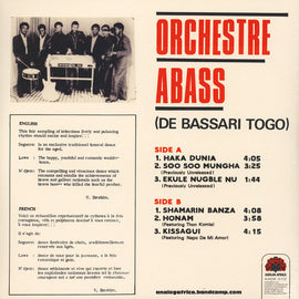 Orchestre Abass ‎– Orchestre Abass (De Bassari Togo)