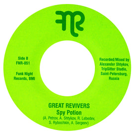 The Great Revivers ‎– The Return Of Green Snake b/w Spy Potion