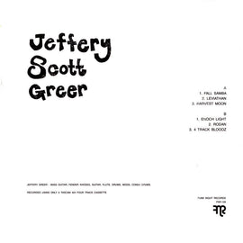 Jeffery Scott Greer – Schematics For A Blank Stare - Volume Three